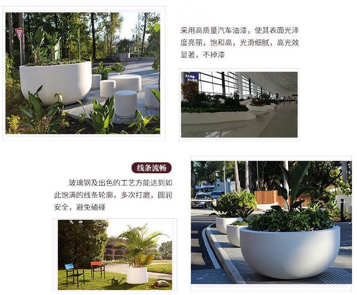 大型玻璃鋼戶外圓形景觀廣場花盆 大型玻璃鋼戶外圓形景觀廣場花盆