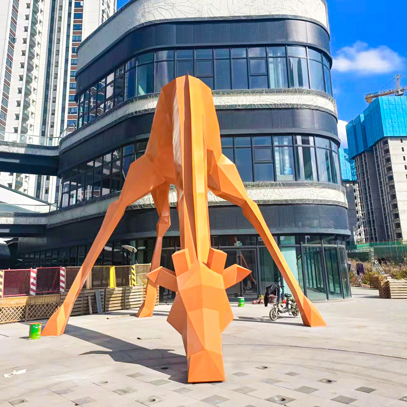 不銹鋼鹿雕塑園林景觀水景擺件 不銹鋼鹿雕塑園林景觀水景擺件
